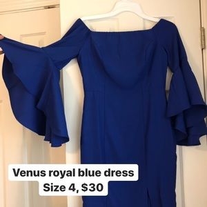 Venus royal blue dress
